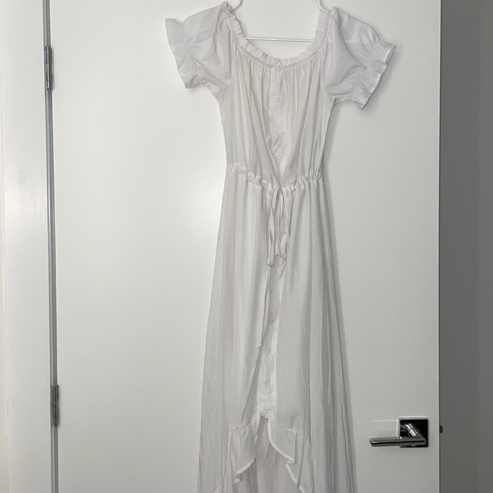 White Maxi Beach Dress